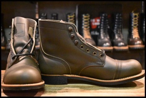 【8D 箱付 未使用 24年】レッドウィング 8078 アイアンレンジャー グリーン アルパイン ポーテージ 緑 ブーツ redwing HOPESMORE