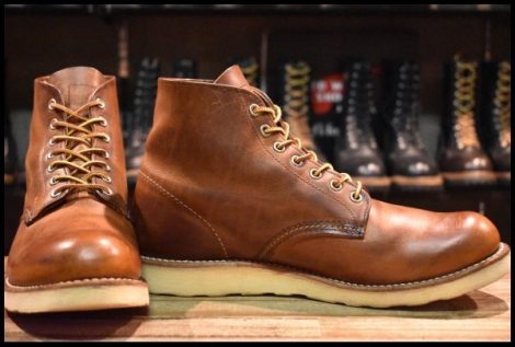 【10D 良品 12年】レッドウィング 9111 アイリッシュセッター 茶 カッパー ラフ＆タフ プレーントゥ 編み上げ ブーツ redwing HOPESMORE