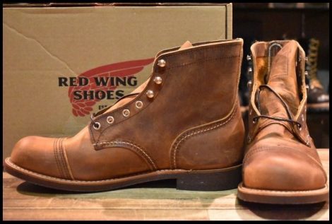 【10D 箱付 未使用 22年】レッドウィング 8085 アイアンレンジャー カッパーラフ＆タフ 茶 アイアンレンジ ブーツ redwing HOPESMORE