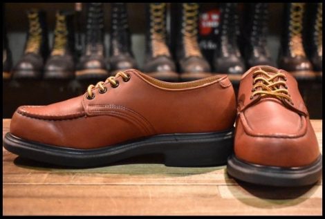 【7D 良品 旧羽タグ 91年04月】レッドウィング 104 スーパーソール オックスフォード オロラセット 赤茶 8020 ブーツ redwing HOPESMORE