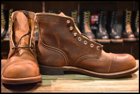【10D 箱付 未使用 22年】レッドウィング 8085 アイアンレンジャー カッパーラフ＆タフ 茶 アイアンレンジ ブーツ redwing HOPESMORE