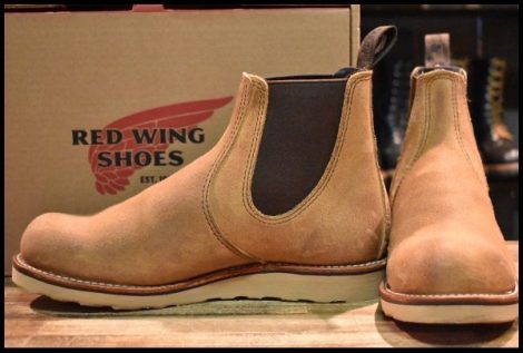 【9D 箱付 美品 24年】レッドウィング 3192 クラシック チェルシー サイドゴア ミュールスキナー ラフアウト ブーツ redwing HOPESMORE