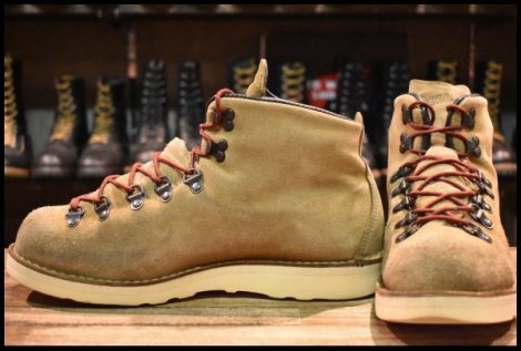 【10EE 良品 白タグ】Danner ダナー マウンテンライト 45500X タン スエード ラフアウト GORE-TEX ゴアテックス ブーツ HOPESMORE