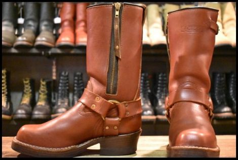【8.5D 良品 07年】WESCO ウエスコ カスタムボス ハーネスボス レッドウッド ビブラム705ダブル レザーライニング ブーツ HOPESMORE