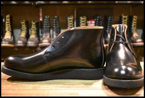 【9.5 未使用】Danner ダナー ポストマンチャッカ D4302 POSTMAN ブラック 黒 短靴 ローカット レッドウィング 9196 ブーツ HOPESMORE