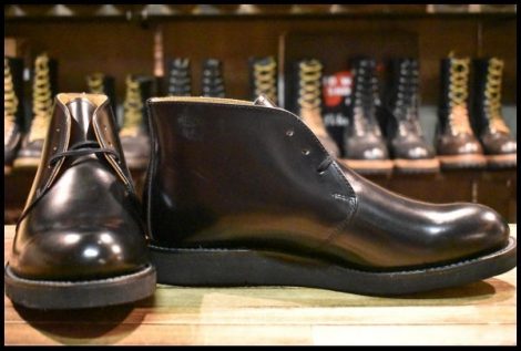 【9.5 未使用】Danner ダナー ポストマンチャッカ D4302 POSTMAN ブラック 黒 短靴 ローカット レッドウィング 9196 ブーツ HOPESMORE