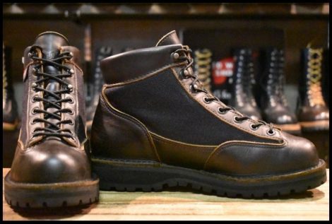 【7EE 良品 白タグ】Danner ダナーライト3 33222 ブラウン×ブラック 黒 ゴアテックス GORE-TEX トレッキング ブーツ HOPESMORE