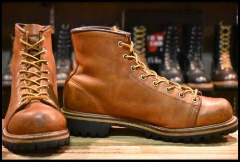 【9D 良品 05年】レッドウィング 2903 モンキーブーツ ブラウン 茶 ビブラム 編み上げ レースアップ redwing HOPESMORE
