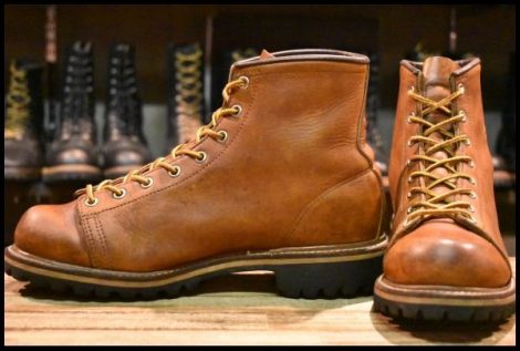 【9D 良品 05年】レッドウィング 2903 モンキーブーツ ブラウン 茶 ビブラム 編み上げ レースアップ redwing HOPESMORE