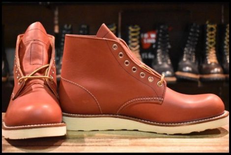 【10D 箱付 未使用 犬タグ復刻 19年】レッドウィング 8166 アイリッシュセッター 赤茶 オロラセット ブーツ redwing HOPESMORE