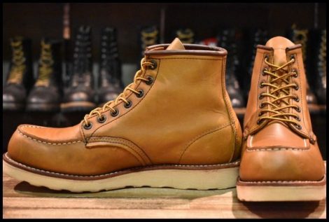 【8EE 美品 12年】レッドウィング 875 アイリッシュセッター 茶 オロイジナル モックトゥ レースアップ 編み上げ ブーツ redwing HOPESMORE