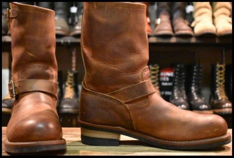 【10D 良品 11年】レッドウィング 2972 エンジニア 茶 カッパー ラフ＆タフ スチールトゥ ブラウン ブーツ redwing HOPESMORE