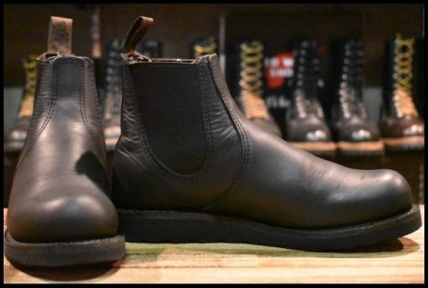 【7.5D 箱付 美品 24年】レッドウィング 3194 クラシックチェルシー サイドゴア ブラック ハーネス 黒 ブーツ redwing HOPESMORE