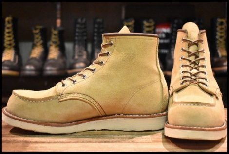 【8.5D 良品 23年】レッドウィング 8833 スエード アイリッシュセッター ホーソーン ラフアウト モック ブーツ redwing HOPESMORE