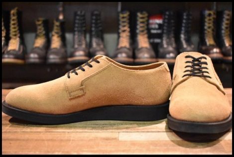【9D 美品 13年】レッドウィング 9103 ポストマン オックスフォード サンド モハヴェ ラフアウト 短靴 ブーツ redwing HOPESMORE