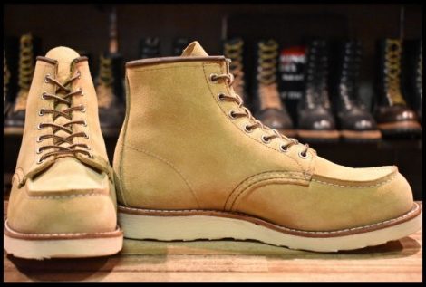 【8.5D 良品 23年】レッドウィング 8833 スエード アイリッシュセッター ホーソーン ラフアウト モック ブーツ redwing HOPESMORE