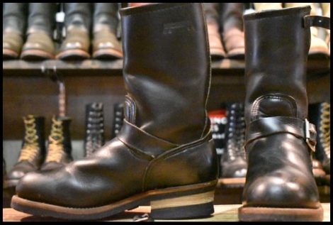 【6D 良品 PT91プリント 94年05月刻印】レッドウィング 2268 エンジニア ブラッククローム スチールトゥ ブーツ redwing HOPESMORE