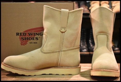 【9E 未使用 10年】レッドウィング 8168 スエード ペコス ホーソーンアビレーンラフアウト ブーツ redwing pecos HOPESMORE