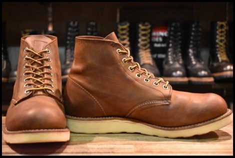 【8D 良品 11年】レッドウィング 9111 アイリッシュセッター 茶 カッパー ラフ＆タフ プレーントゥ 編み上げ ブーツ redwing HOPESMORE