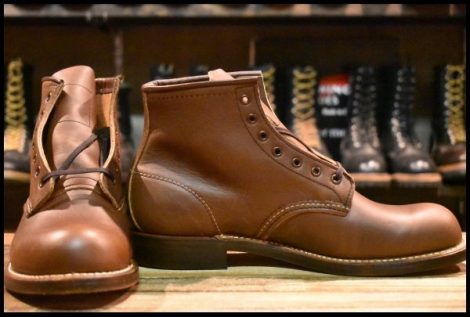 【8D 箱付 DEAD 100周年限定 04年】レッドウィング 8285 レースアップブーツ ブラウン 編み上げ ブーツ redwing HOPESMORE