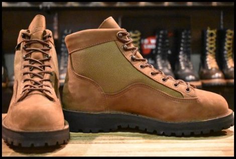 【8.5EE 美品 白タグ】Danner ダナーライト2 33000 ブラウンヌバック 茶 ゴアテックス GORE-TEX 編み上げ ブーツ HOPESMORE