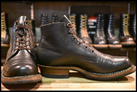 【8E 良品】WHITE’S ホワイツ セミドレス ブラック ウォーターバッファロー 黒 5インチハイト ビブラム430シングル ブーツ HOPESMORE