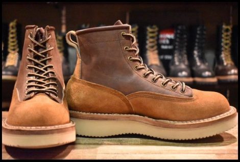 【8E 箱付 美品 Country別注】WHITE’S ホワイツ ノースウエストLTT ハーベストラフアウト×ブラウン 茶 レースアップ ブーツ HOPESMORE