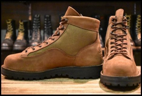 【8.5EE 美品 白タグ】Danner ダナーライト2 33000 ブラウンヌバック 茶 ゴアテックス GORE-TEX 編み上げ ブーツ HOPESMORE
