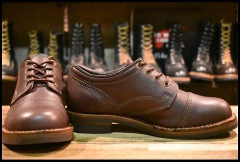 【10E 箱付 美品】WESCO ウエスコ カスタムJHクラシックスLTT オックスフォード ブラウン 茶 ビブラム700 ジョンヘンリー ブーツ HOPESMORE