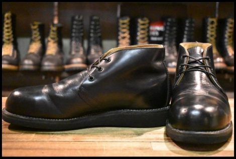 【8EE 良品 ASTM 13年】レッドウィング 2597 ポストマン チャッカ 黒 ブラック シャパラル 9196 ブーツ redwing HOPESMORE