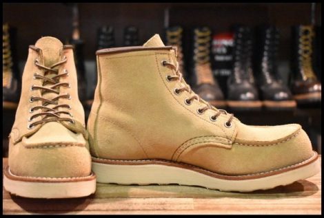 【7D 美品 23年】レッドウィング 8833 スエード アイリッシュセッター ホーソーン ラフアウト モック ブーツ redwing HOPESMORE