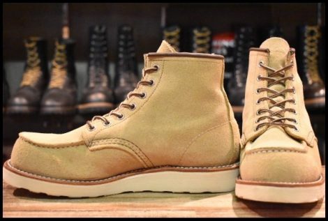 【7D 美品 23年】レッドウィング 8833 スエード アイリッシュセッター ホーソーン ラフアウト モック ブーツ redwing HOPESMORE
