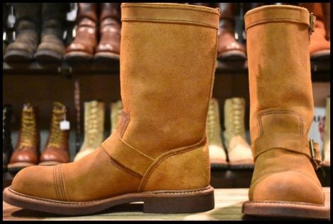 【8.5D 美品 11年】レッドウィング 8123 アイアンスミス バーントオレンジ ミュールスキナー スチール無し ブーツ redwing HOPESMORE