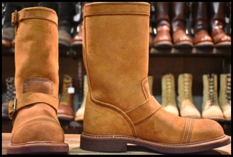 【8.5D 美品 11年】レッドウィング 8123 アイアンスミス バーントオレンジ ミュールスキナー スチール無し ブーツ redwing HOPESMORE