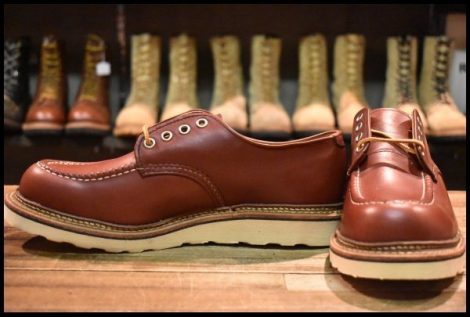 【9D 未使用 15年】レッドウィング 8099 オックスフォード 赤茶 カッパー モックトゥ ローカット 8103 ブーツ redwing HOPESMORE