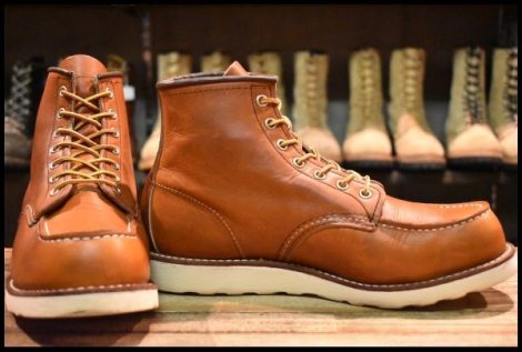 【9E 良品 22年】レッドウィング 875 アイリッシュセッター 茶 オロレガシー モックトゥ レースアップ ブーツ redwing HOPESMORE