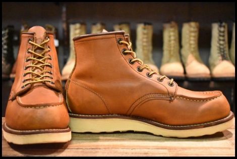 【8.5E 箱付 良品 05年】レッドウィング 875 アイリッシュセッター オロイジナル モックトゥ 編み上げ ブーツ redwing HOPESMORE