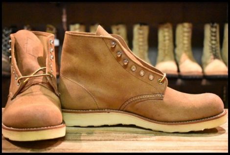 【10.5D 箱付 未使用 11年】レッドウィング 8181 スエード アイリッシュセッター 茶 ミュールスキナー ブーツ redwing HOPESMORE