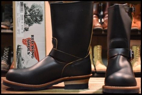 【8.5D 箱付 未使用 14年】レッドウィング 9268 エンジニア 黒 ブラック クローンダイク スチールトゥ 2966 ブーツ redwing HOPESMORE
