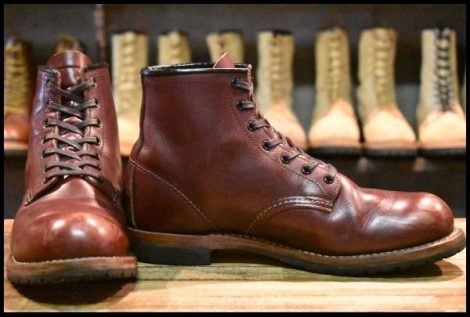 【8D 良品 17年】レッドウィング 9411 ベックマン ブラックチェリー フェザーストーン プレーントゥ 9011 ブーツ redwing HOPESMORE