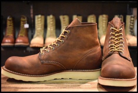 【9.5D 良品 15年】レッドウィング 9111 アイリッシュセッター 茶 カッパー ラフ＆タフ プレーントゥ 編み上げ ブーツ redwing HOPESMORE