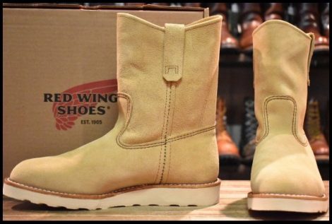 【8E 箱付 未使用 25年】レッドウィング 8168 スエード ペコス ホーソーンアビレーンラフアウト ブーツ redwing HOPESMORE