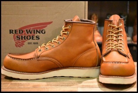 【9D 箱付 試着程度 美品 16年】レッドウィング 875 アイリッシュセッター 茶 オロレガシー モックトゥ ブーツ redwing HOPESMORE