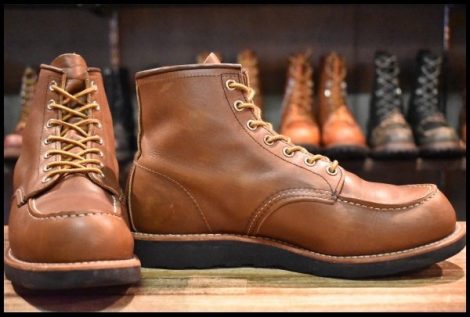 【8.5E 良品 14年】レッドウィング 8852 アイリッシュセッター 茶 ベルバリタン モックトゥ レースアップ ブーツ redwing HOPESMORE