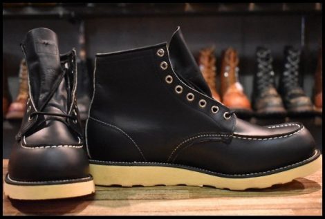 【10.5D 箱付 DEAD 羽タグ 99年】レッドウィング 8130 アイリッシュセッター 黒 ブラッククローム 8179 ブーツ redwing HOPESMORE