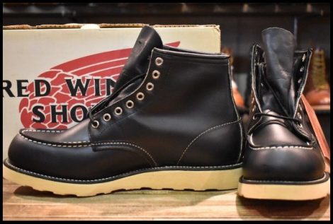【10.5D 箱付 DEAD 羽タグ 99年】レッドウィング 8130 アイリッシュセッター 黒 ブラッククローム 8179 ブーツ redwing HOPESMORE