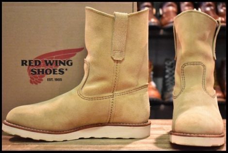 【7.5E 箱付 美品 25年】レッドウィング 8168 スエード ペコス ホーソーン アビレーン ラフアウト ブーツ redwing pecos HOPESMORE