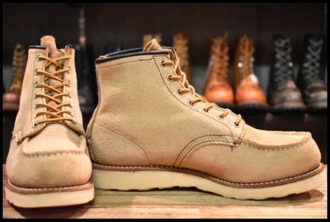 【8E 良品 06年】レッドウィング 8173 スエード アイリッシュセッター ホーソーン ラフアウト モックトゥ ブーツ redwing HOPESMORE