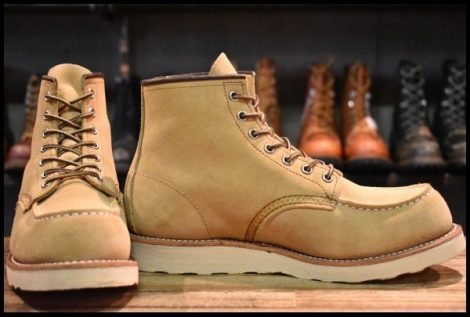 【8D 美品 25年】レッドウィング 8833 スエード アイリッシュセッター ホーソーン ラフアウト モック ブーツ 8173 redwing HOPESMORE