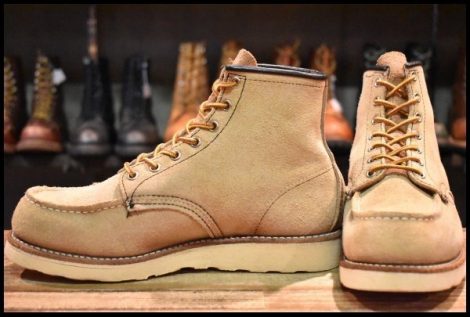 【8E 良品 06年】レッドウィング 8173 スエード アイリッシュセッター ホーソーン ラフアウト モックトゥ ブーツ redwing HOPESMORE